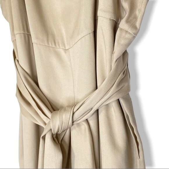 Shaina Mote Lyocel Ecru Tie Back Jumpsuit - Picture 8 of 9